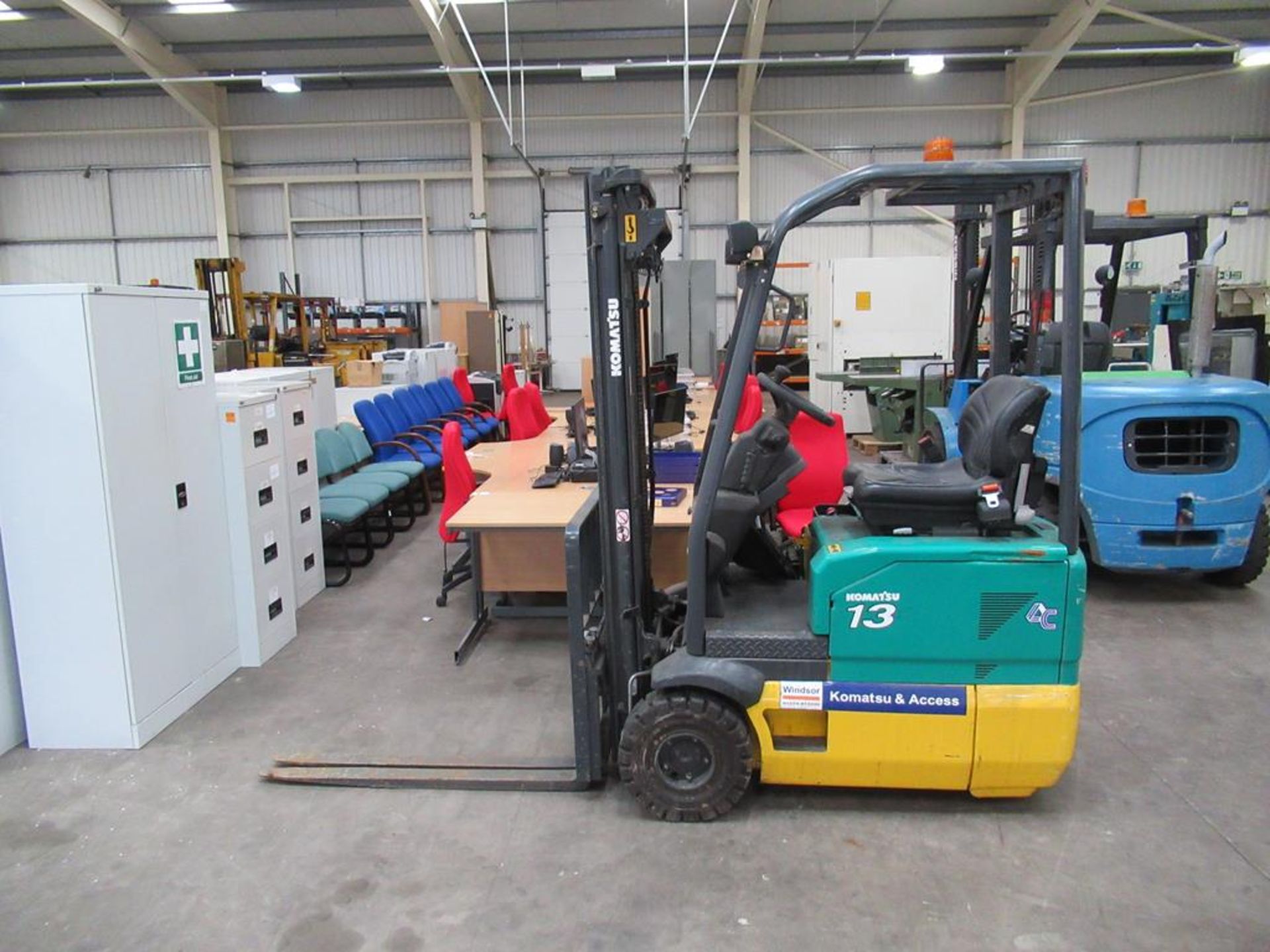 Komatsu 13 Electric Forklift YOM 2008 (non starter)