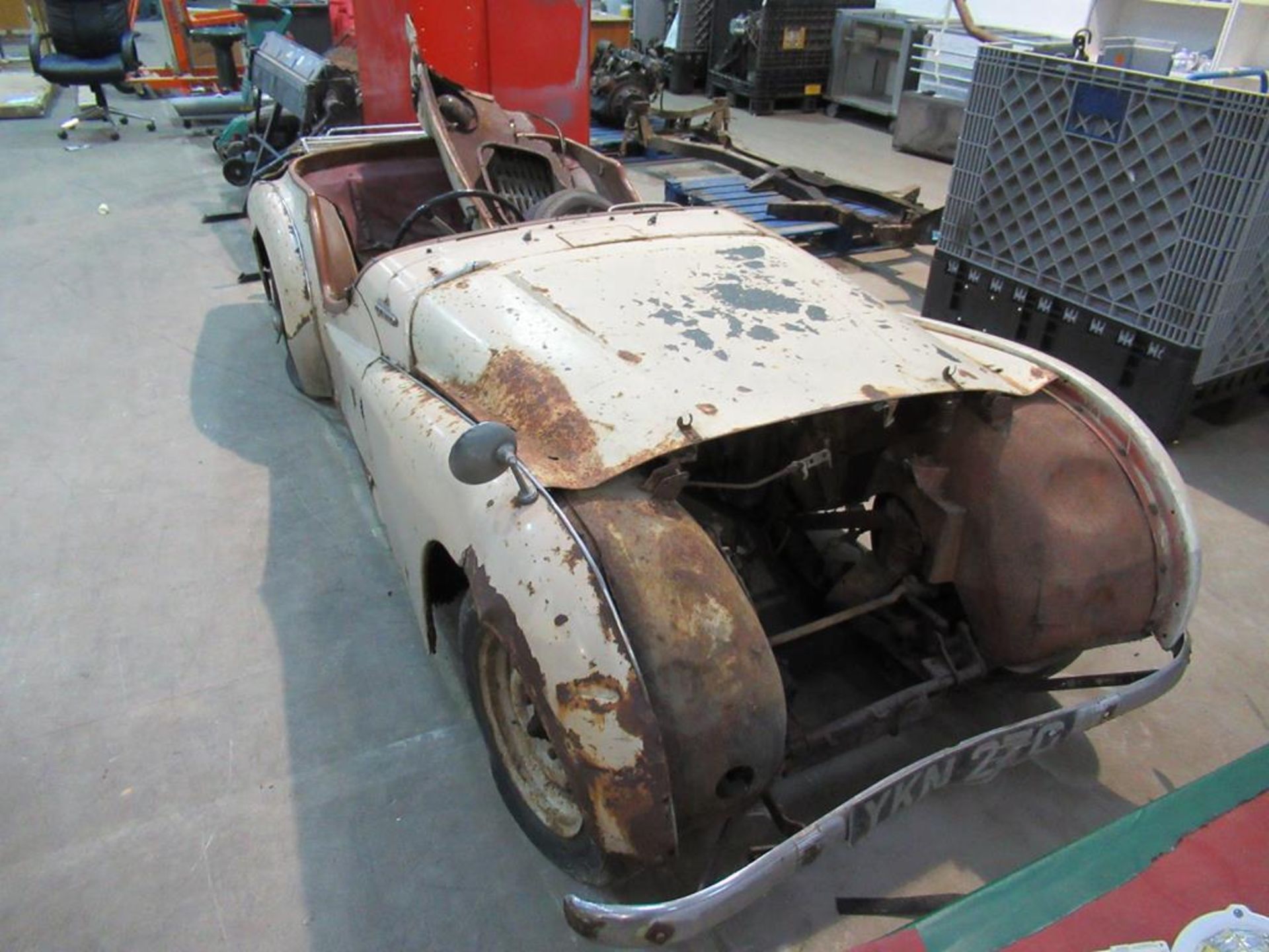 Triumph TR3 (No Engine) Reg YKN 270. C/W V5 - Image 2 of 18