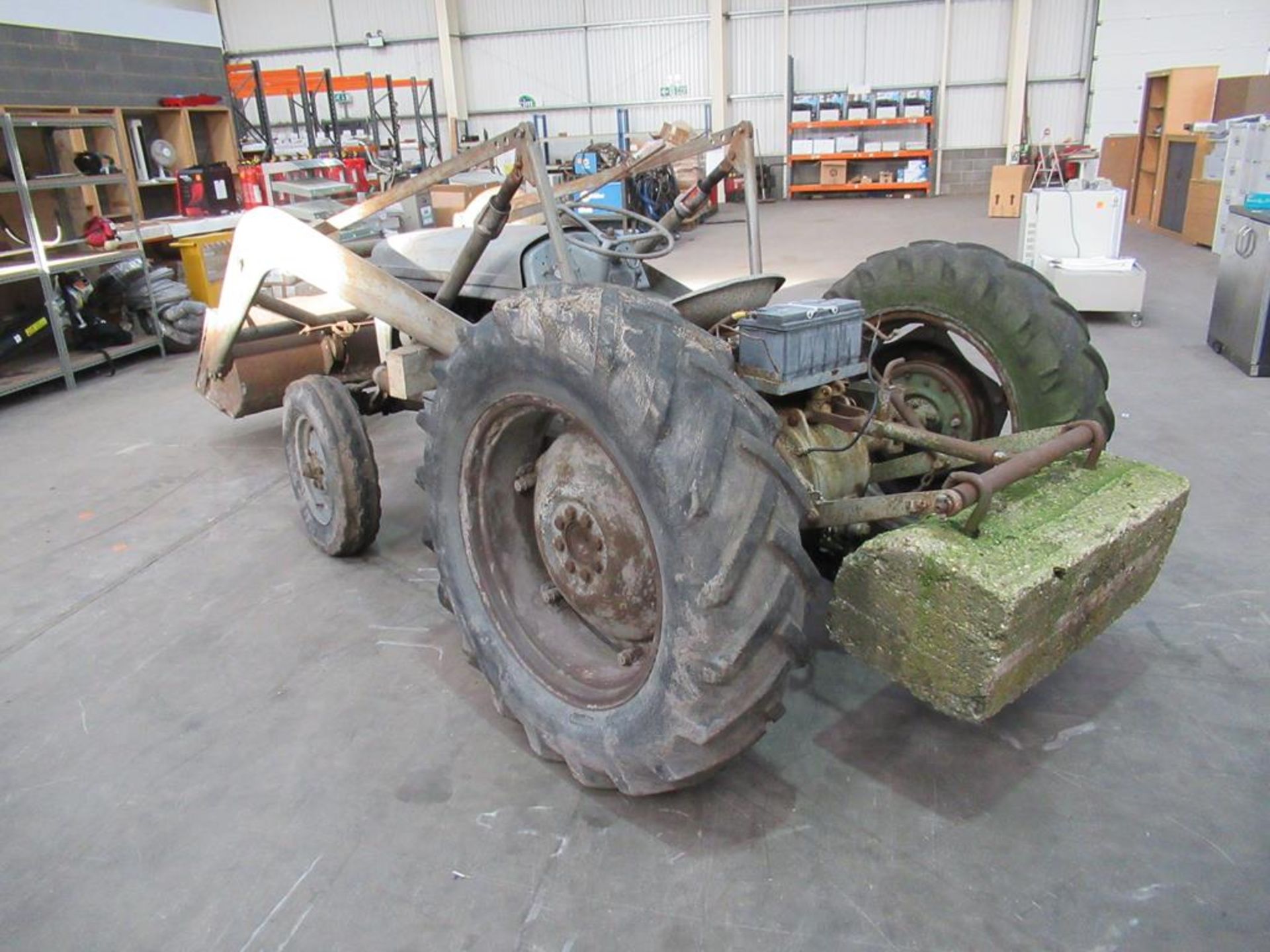 Massey Ferguson tractor with lifting attachment and counter balance - Image 2 of 20