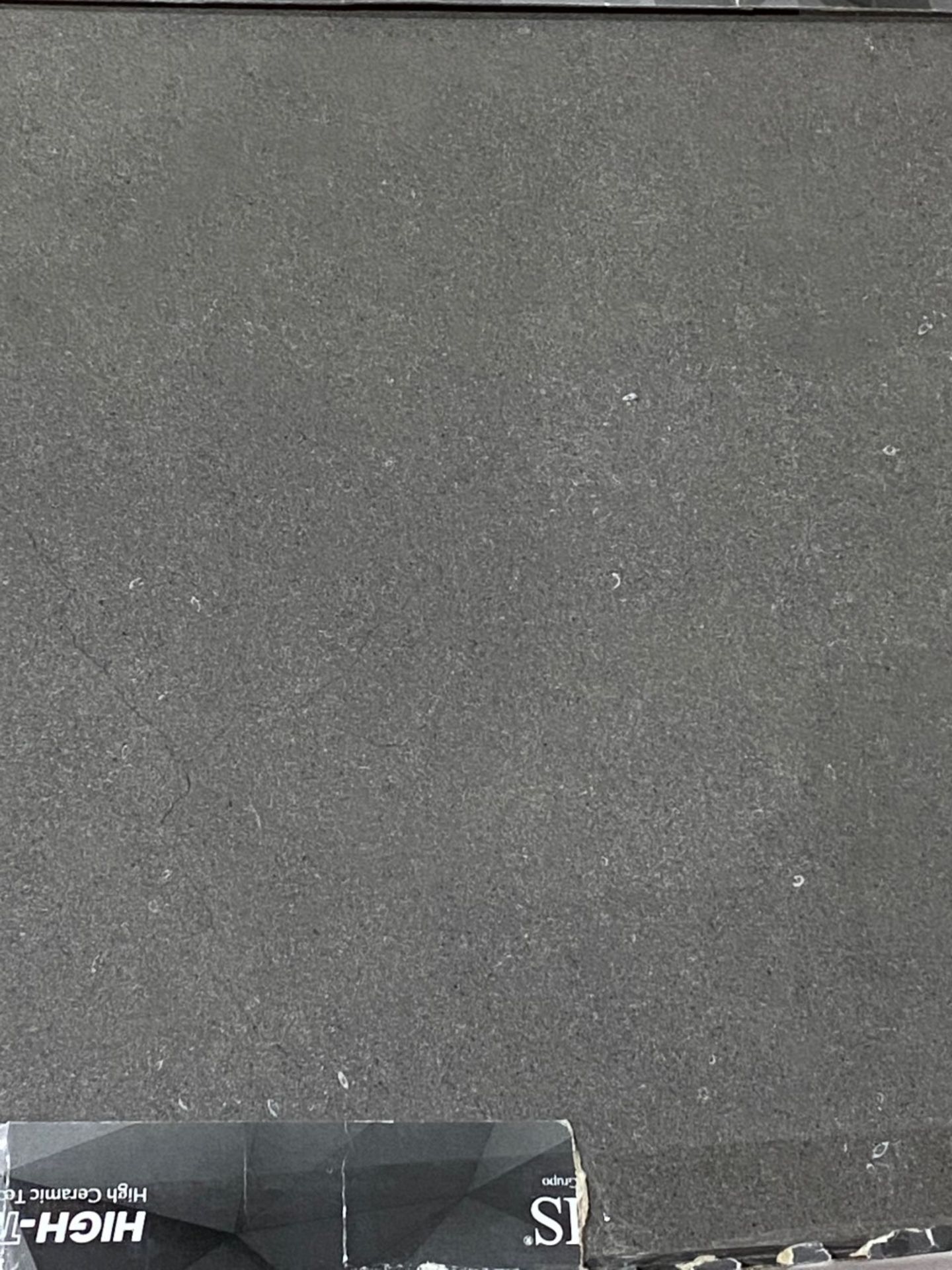 7.1 Square Meters of Porcelanosa Technic Dark Wall and Floor Tiles. 59.6x59.6cm per tile. 1.42m2 per - Image 3 of 4