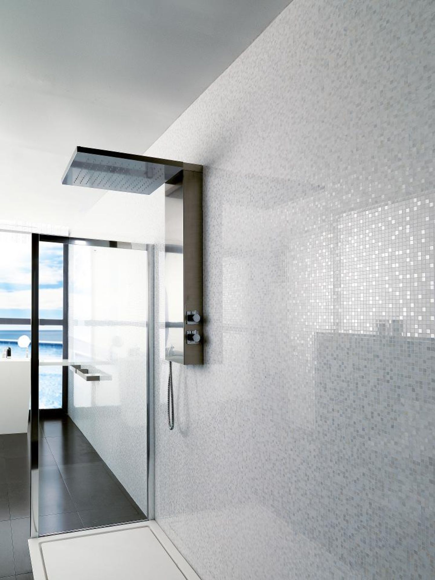 9.3 Square Meters of Porcelanosa Nacare Blanco Wall and Floor Tiles. 33.3x66.6cm per tile. 1.55m2 - Image 2 of 4