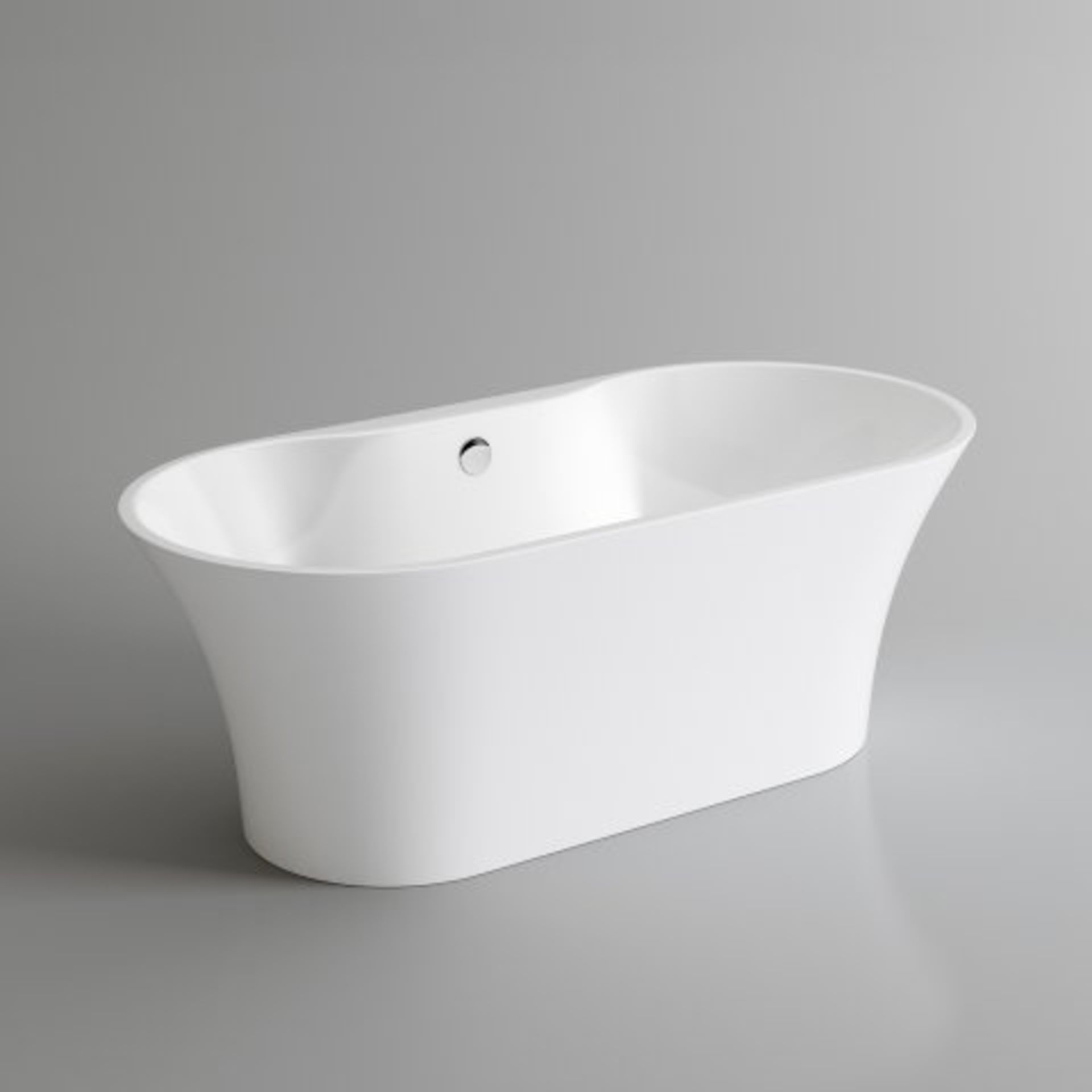 NEW 1600x750mm Ella Freestanding Bath - Large.RRP £2,499.BR259.This gloss white free-standing bath - Image 3 of 3