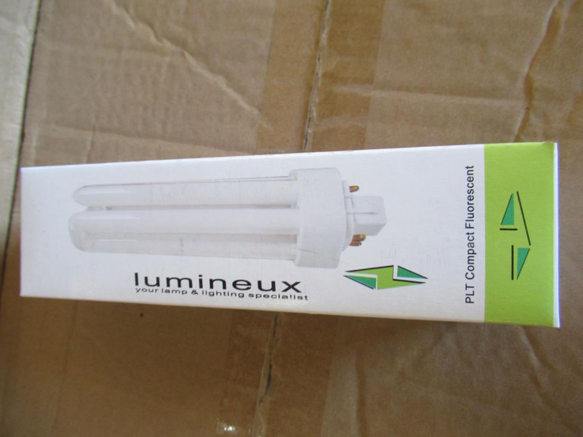 4x boxes of Lumineux GX24Q- 4 4pin 42W 4200K Cool White PLT Compact Fluorescent Bulbs (100pcs per bo - Image 4 of 5