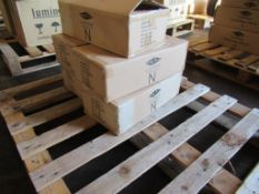 5x boxes of Lumineux Candle CFL 9W B15 4200K Warm white bulbs (50pcs per box)