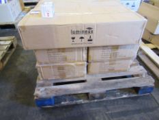 6x boxes of Lumineux Globe 9W 3500K E27 220-240V Energy Saving Bulbs (50pcs per box)