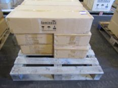 6x boxes of Lumineux Globe 9W 3500K E27 220-240V Energy Saving Bulbs (50pcs per box)