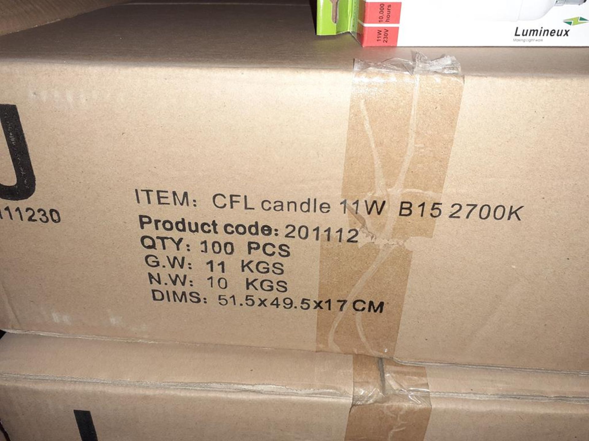 3 x boxes of Lumineux CFL candle - Image 2 of 5