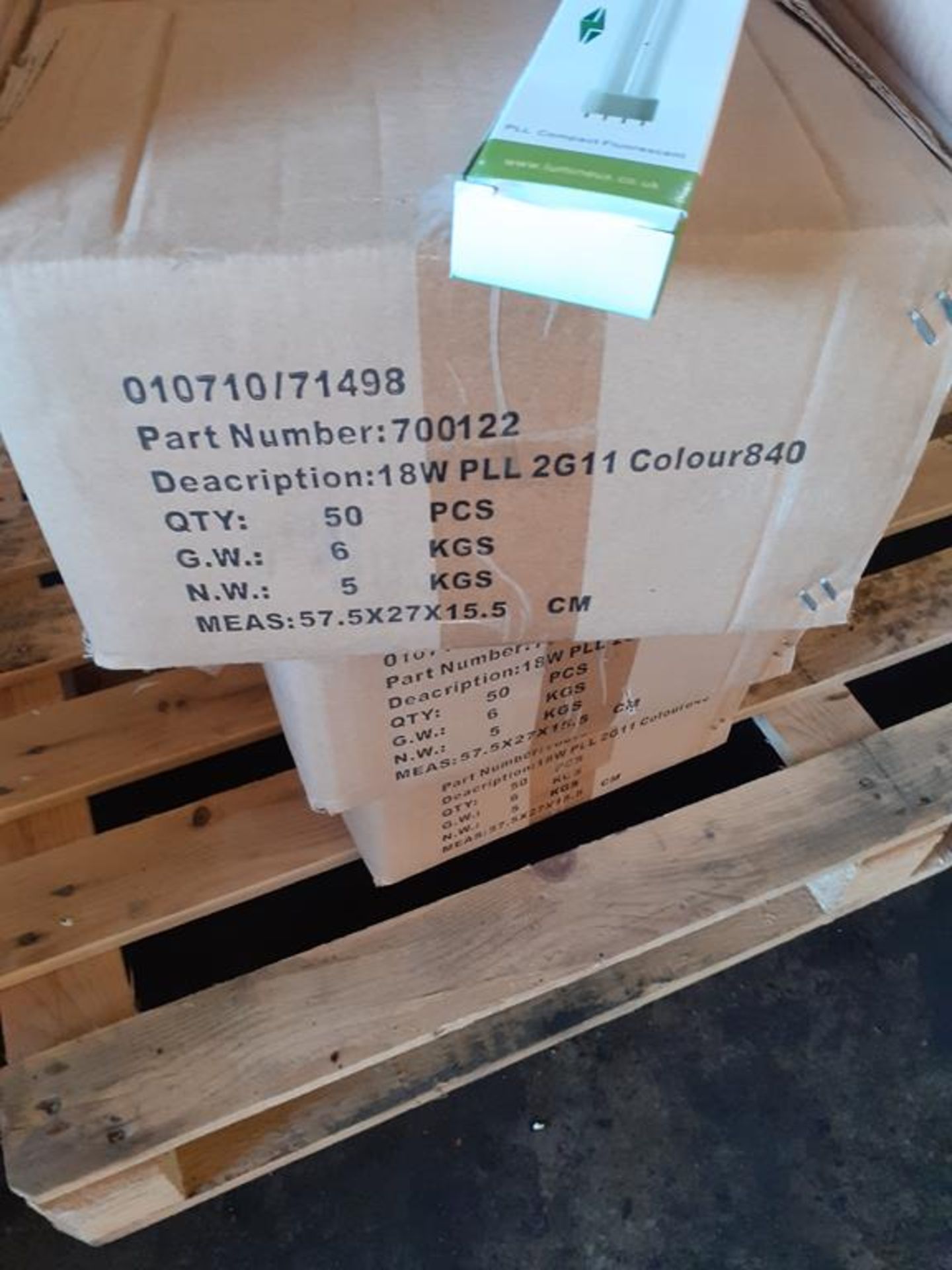 3x boxes of Lumineux PLL Compact 2G'11 Colour 840 18W 4200K Fluorescent Tubes (50pcs per box) - Image 2 of 4