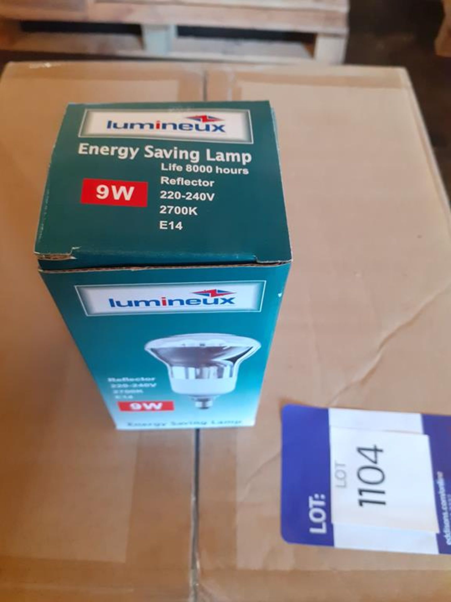 6x boxes of Lumineux Reflector 7W E14 2700K 220-240V Engery Saving Bulbs (40pcs per box) - Image 3 of 5