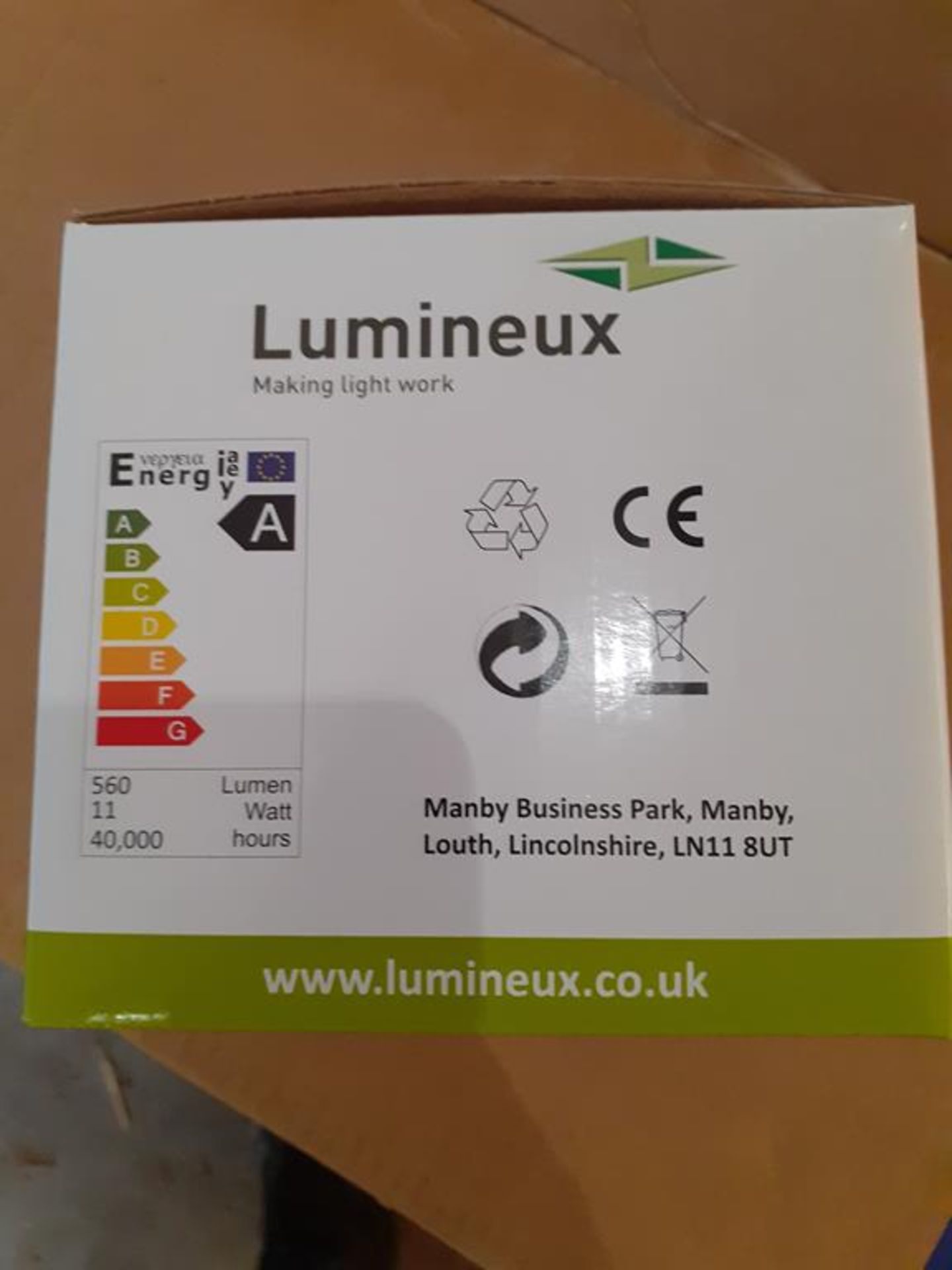 2x boxes of Lumineux Anti-Glare LED 2700K Warm White Down Lights (40pcs per box) - Image 6 of 6