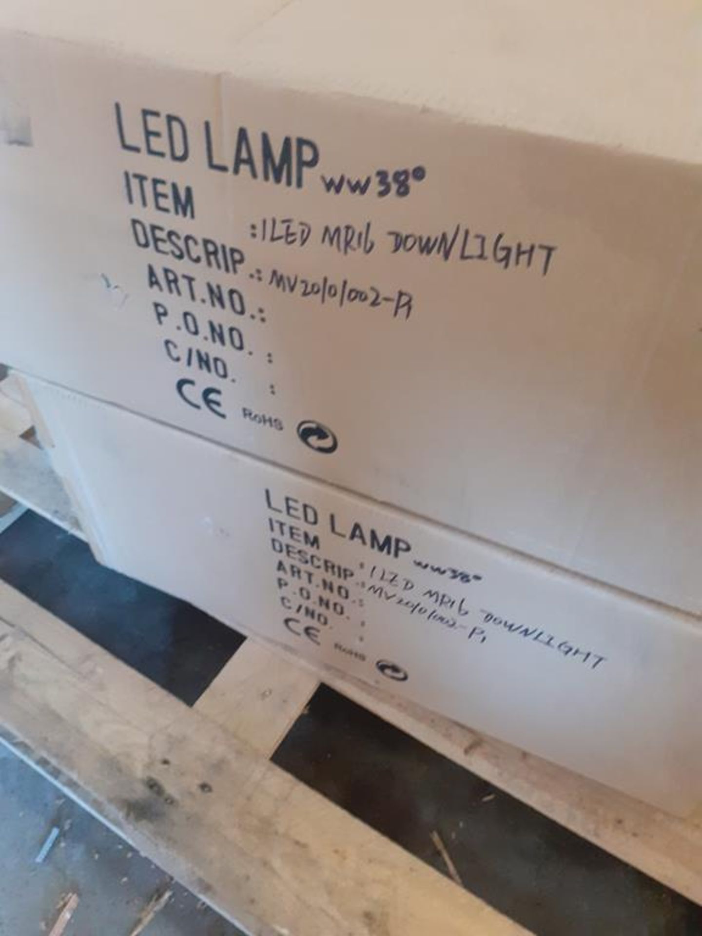 2x boxes of Lumineux Anti-Glare LED 2700K Warm White Down Lights (40pcs per box) - Image 2 of 6