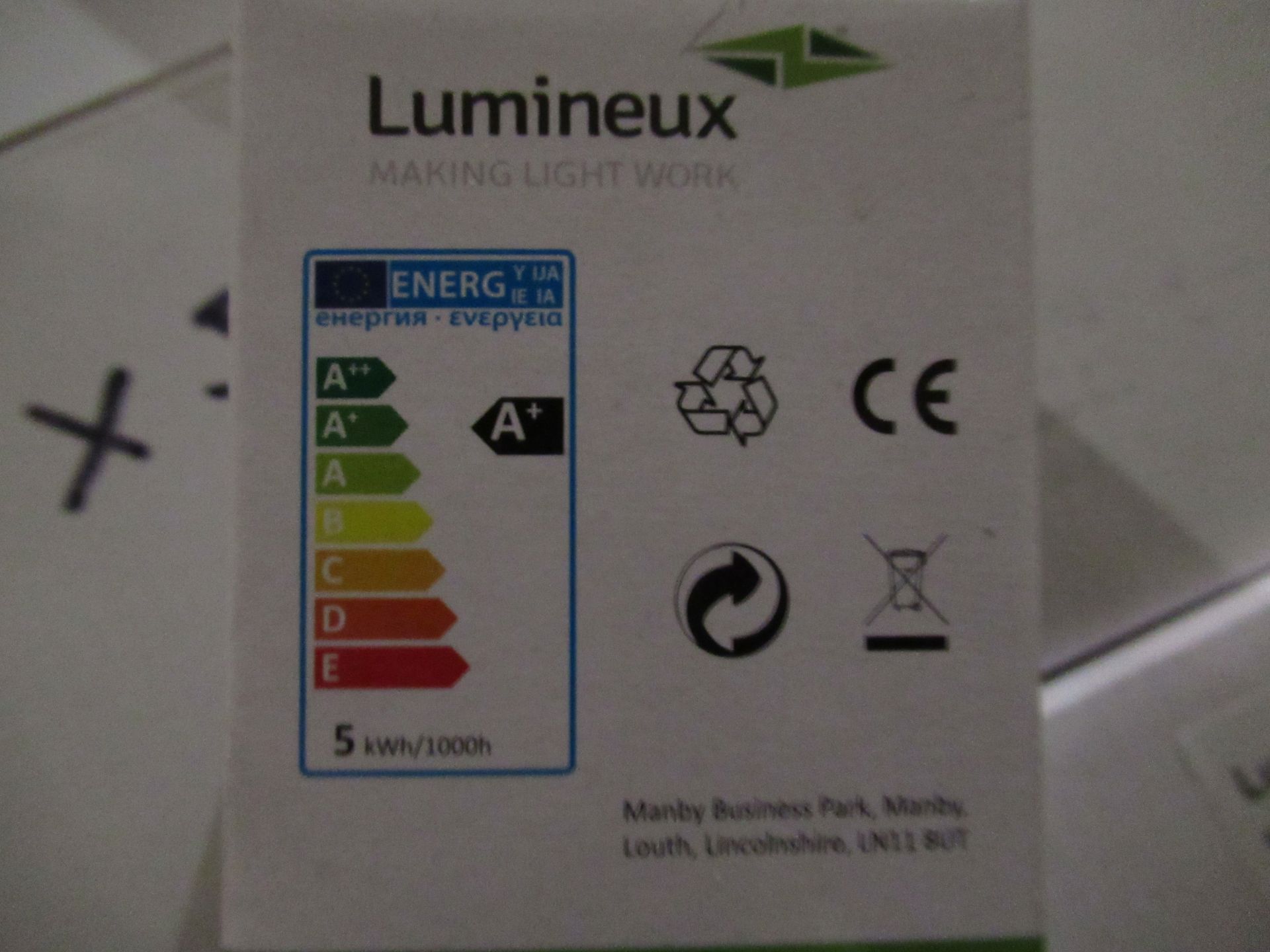 10 x 10 Lumineux LED GU10 SMD Plus 5W 3000K - Image 4 of 4