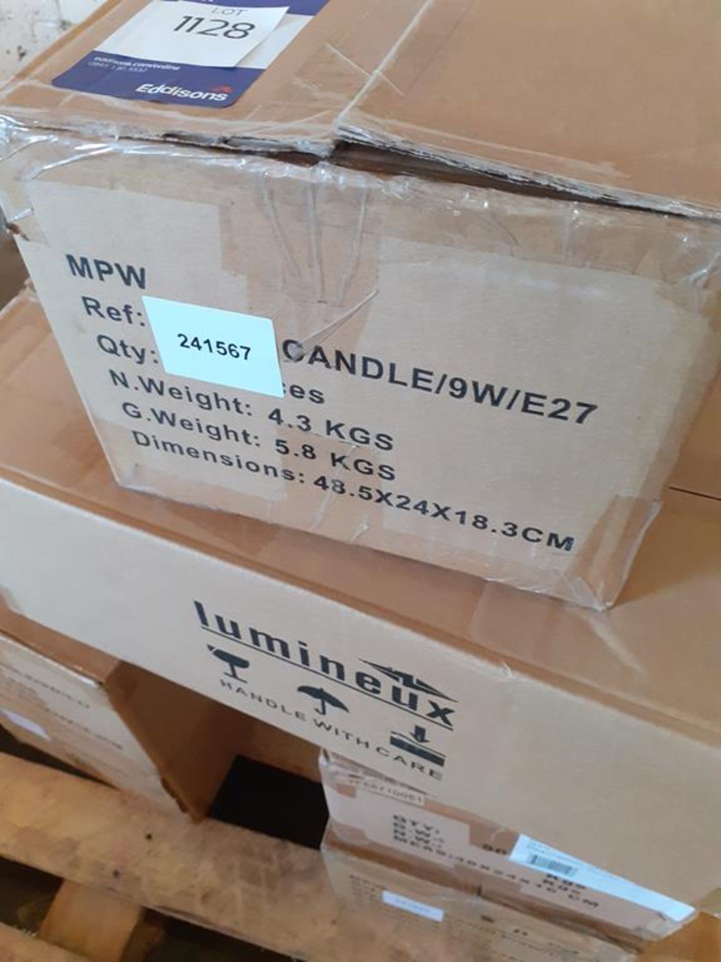 7x boxes of Lumineux Candle 9W E27 220-240V 4200K Engergy Saving Bulbs (50pcs per box) - Image 2 of 4