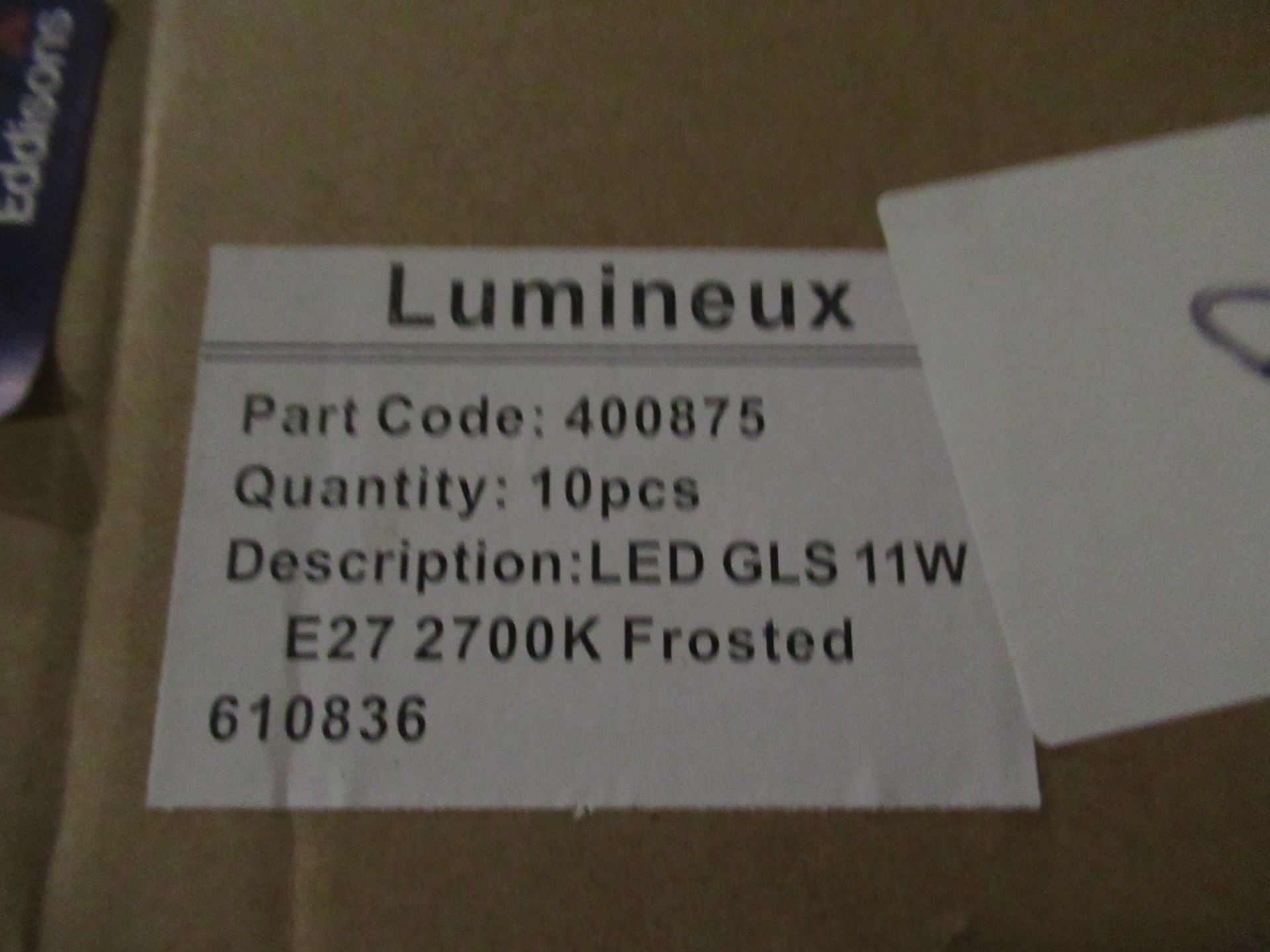 50 x LED GLS 11W E27 2700K Dimmable Frosted - Image 2 of 6