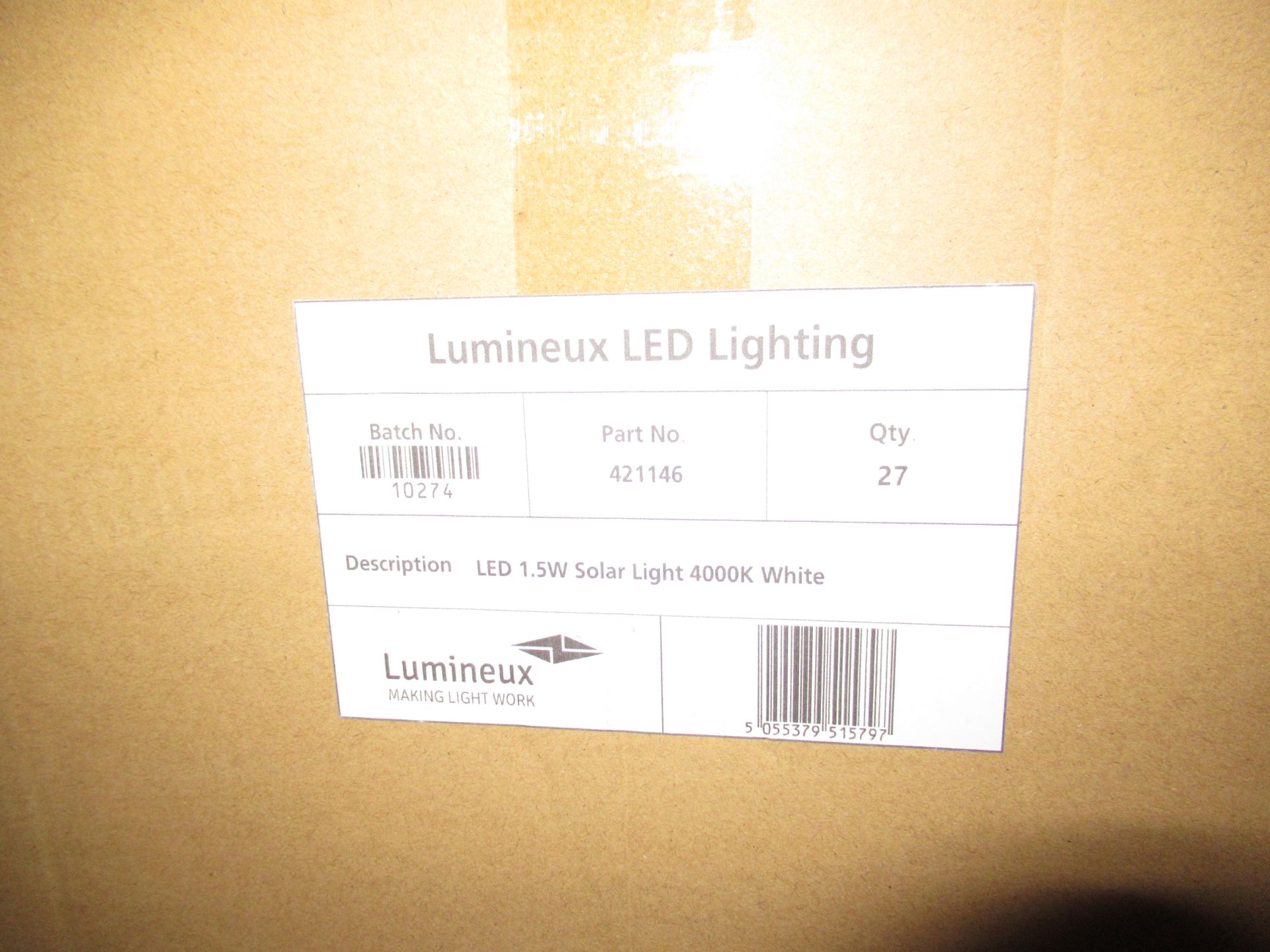 80 x LED 1.5W Solar Light 4000K white - Image 4 of 8