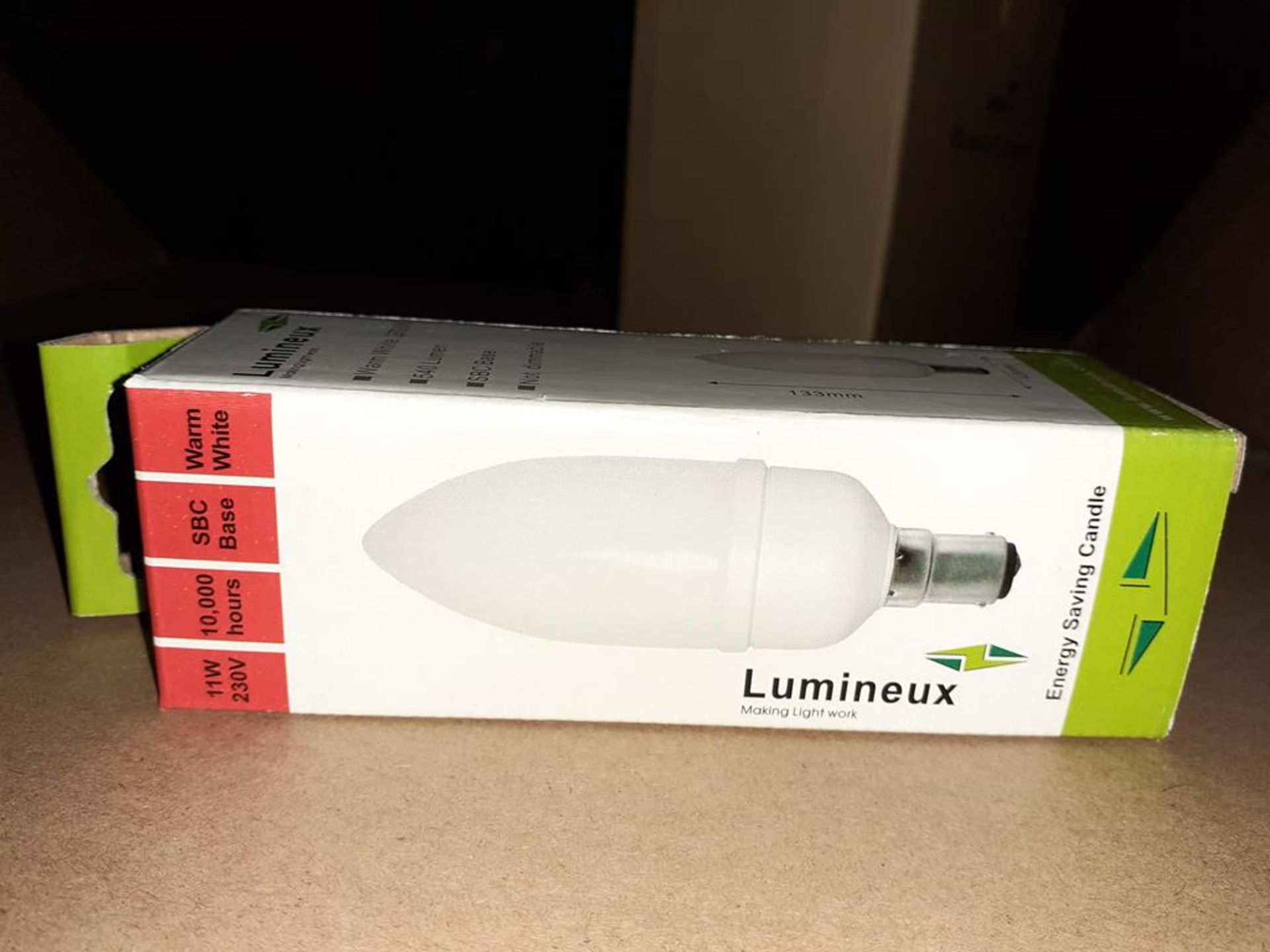 3 x boxes of Lumineux CFL candle - Image 3 of 5