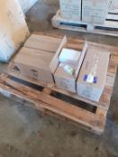 4x boxes of Lumineux Micro Spiral CFL 9W E27 2400K Warm White Energy Saving Bulbs (100pcs per box)