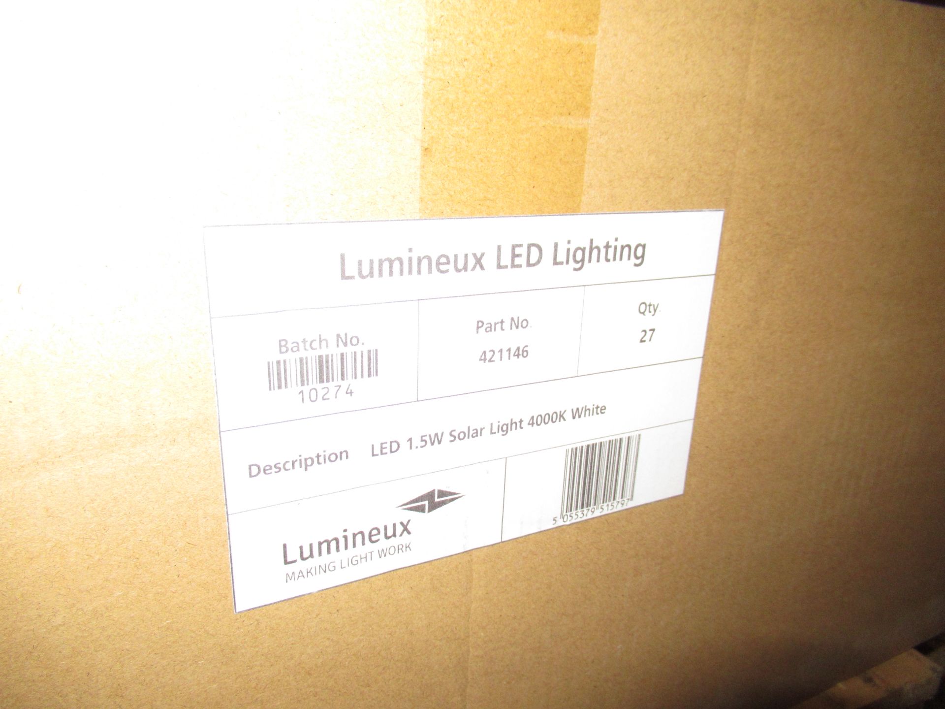 80 x LED 1.5W Solar Light 4000K white - Image 2 of 8