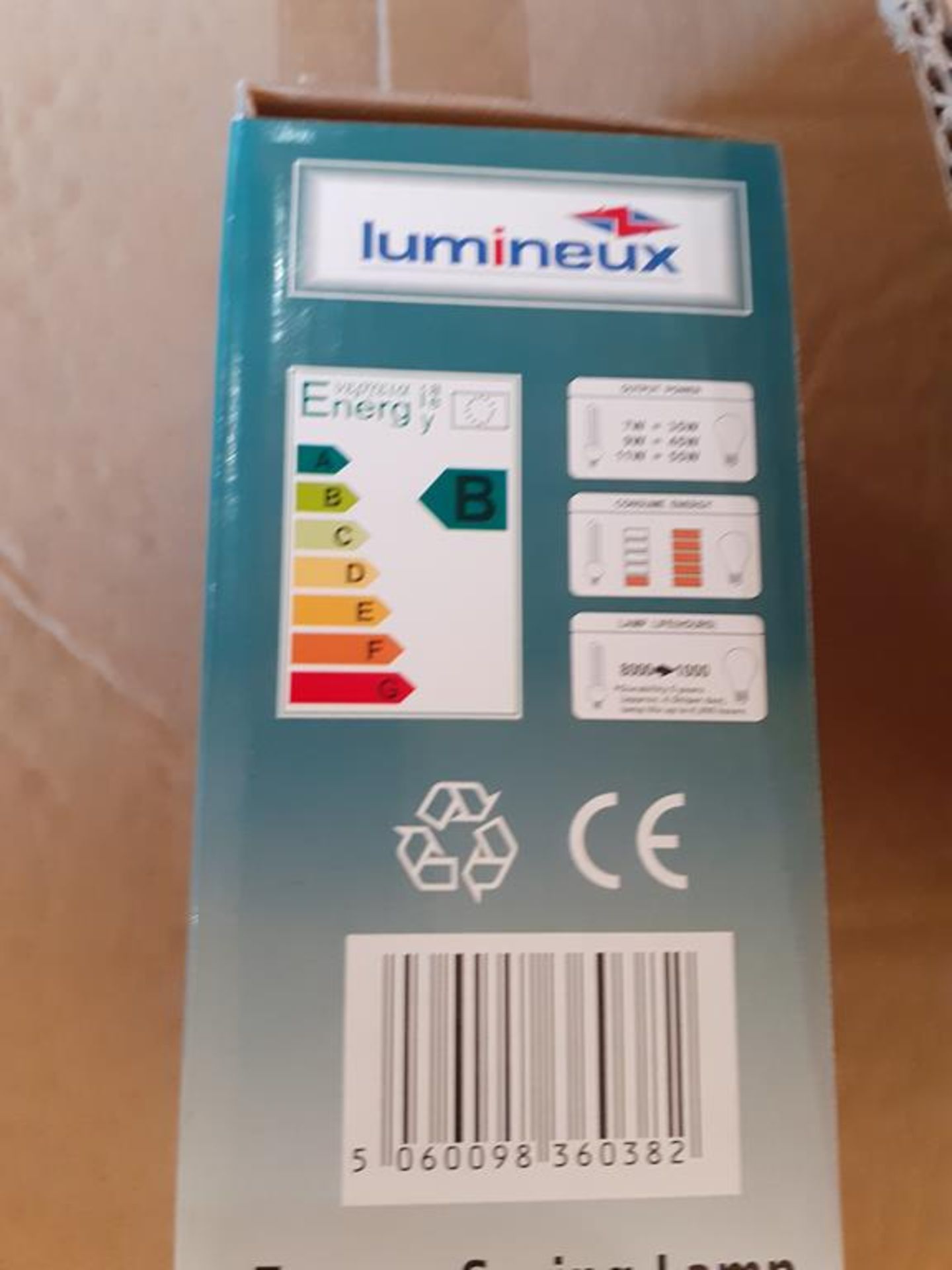 6x boxes of Lumineux Reflector 7W E14 2700K 220-240V Engery Saving Bulbs (40pcs per box) - Image 4 of 4