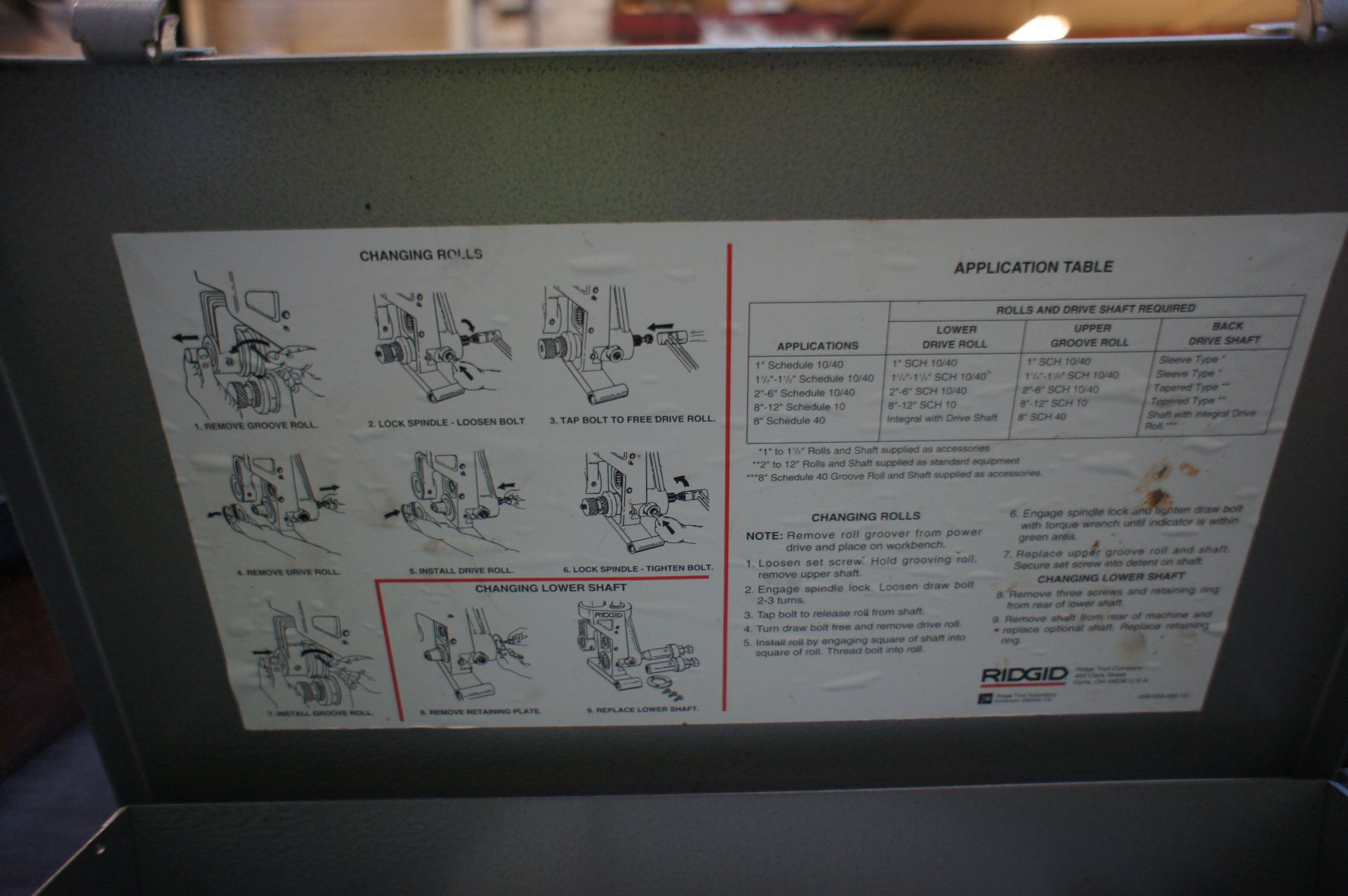 Rigid Groove Roll Tool (Incomplete) - Image 2 of 3