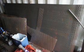 Quantity of Perforated Steel Metal Sheeting