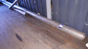 2 x Stainless Steel Channel Pipe to Floor