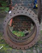 5 x XL Steel Pipe Flanges