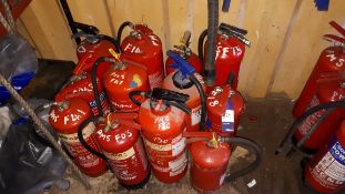 12 x Various Fire Extinguishers