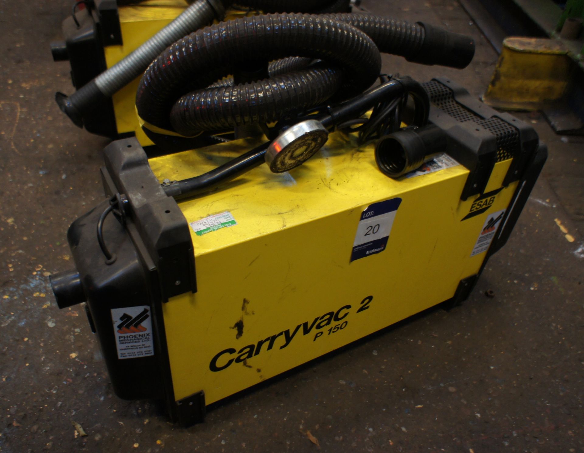 ESAB P150 Carryvac Portable Fume Extractor, 110v - Image 2 of 5