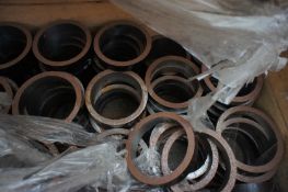 Quantity of steel rings to wooden crate