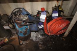 3 x various submersible pumps