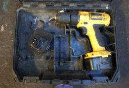 DeWalt 12v 1.3AH Cordless Drill with 2 Batteries,