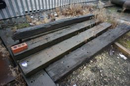 8 x Various railway sleepers