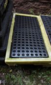 3 x various GRP bunded pallets