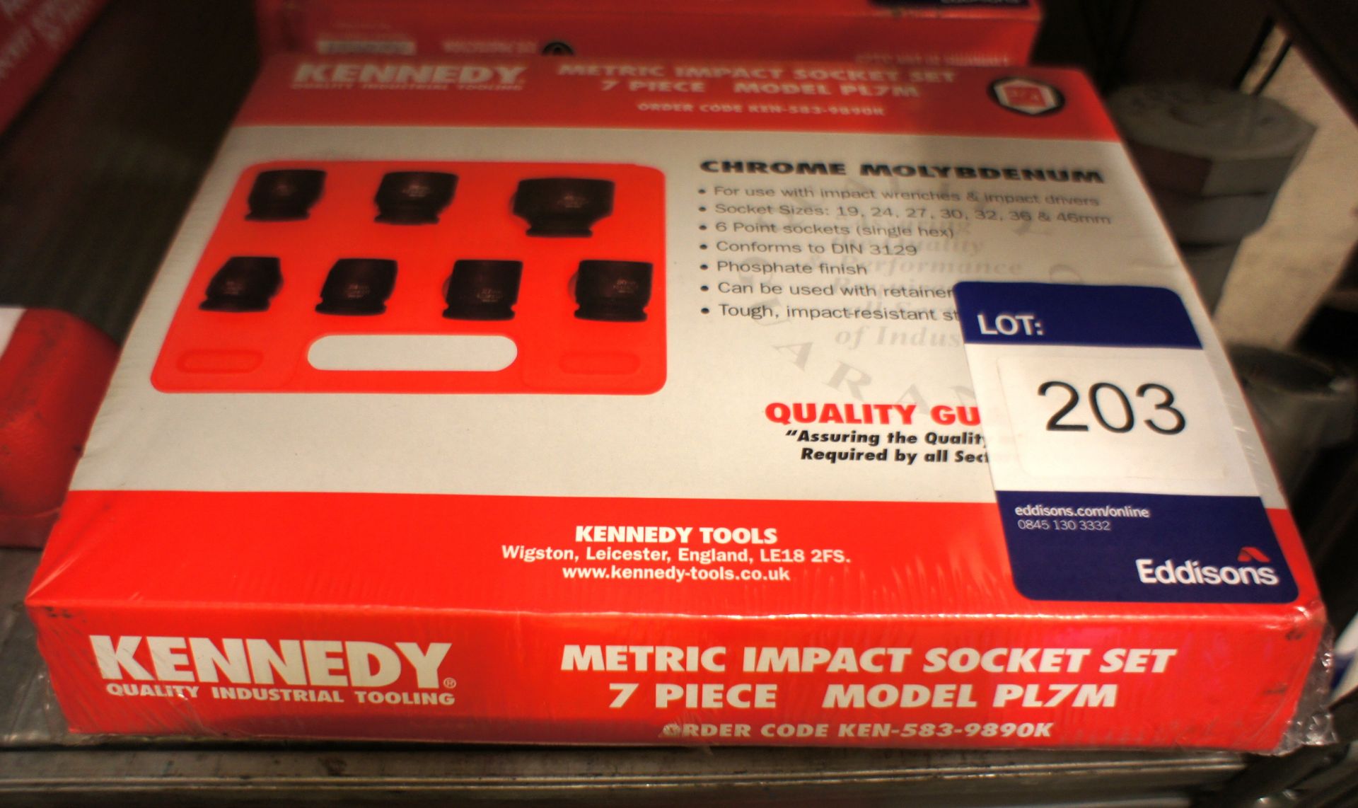 Kennedy PL7M Impact Socket Set Unused
