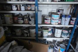 Contents to 3 bays of boltless shelving including