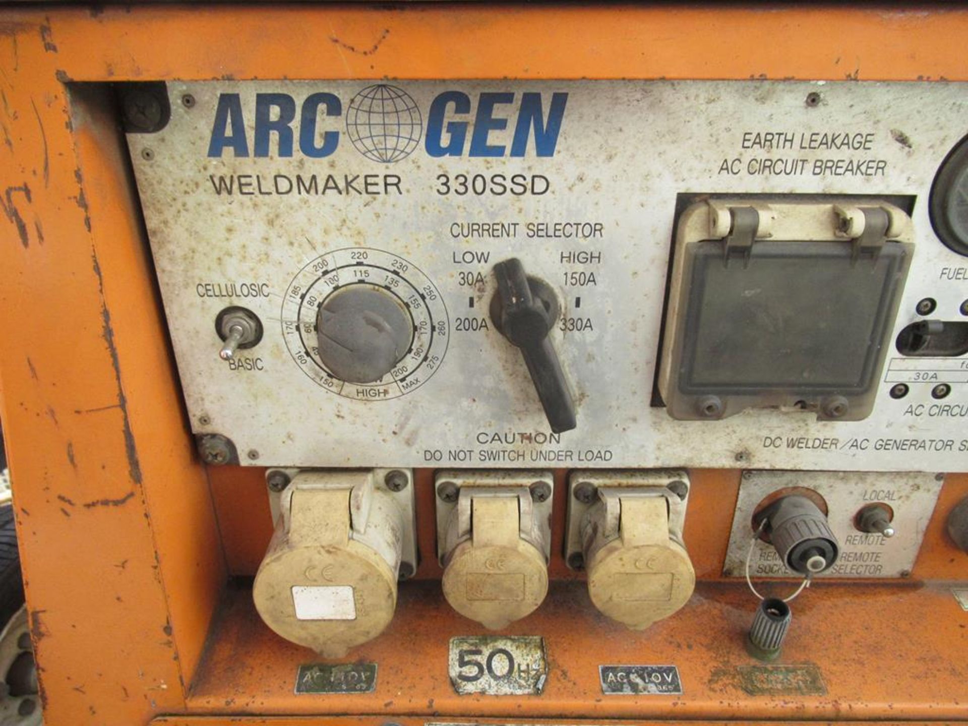 Arc-Gen Weldmaker 330SSD Mobile Single Welder Generator. Please Note this lot is located at - Image 3 of 8