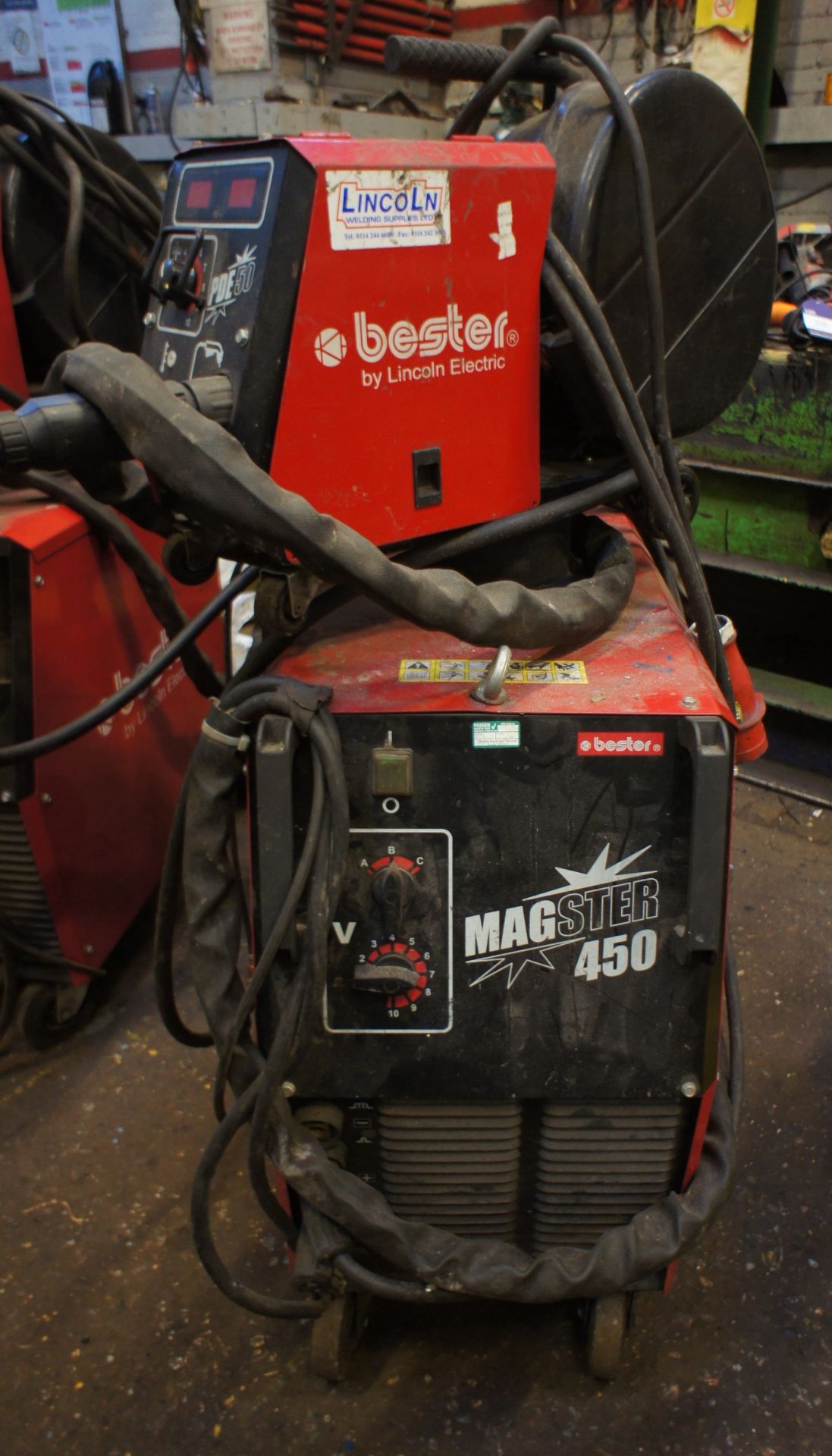 Lincoln Bester Magster 450 Mig Welding Set, 450amp - Image 3 of 6