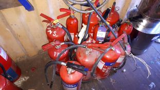 12 x Various Fire Extinguishers