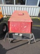 Mosa TS300SC Mobile Single Welder Generator. Please Note this lot is located at Eddisons, The