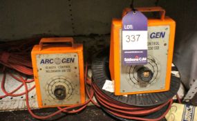 2 x Various Arc Gen Remote Control Weldmaker Units