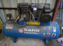 Rand Equipment horizontal mounted air receiver (sp
