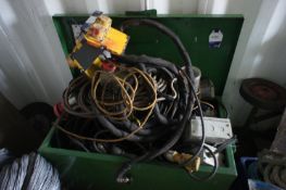 Large Quantity of Cabling, Sockets etc to Site box