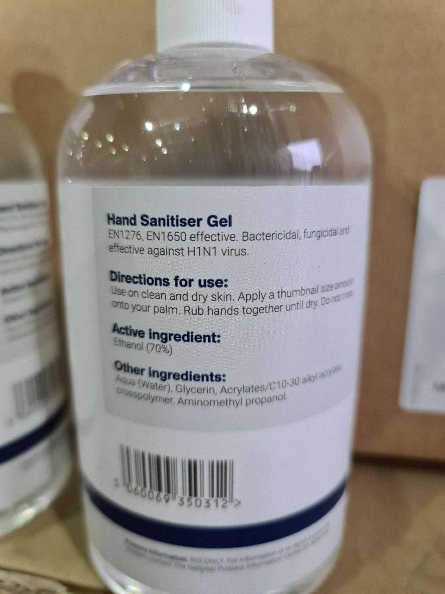 5,880 units of Snowden 500ml Anti-Bacterial Hand Gel Sanitiser - 70% Alcohol. RRP £6.99 per bottle - Image 3 of 5