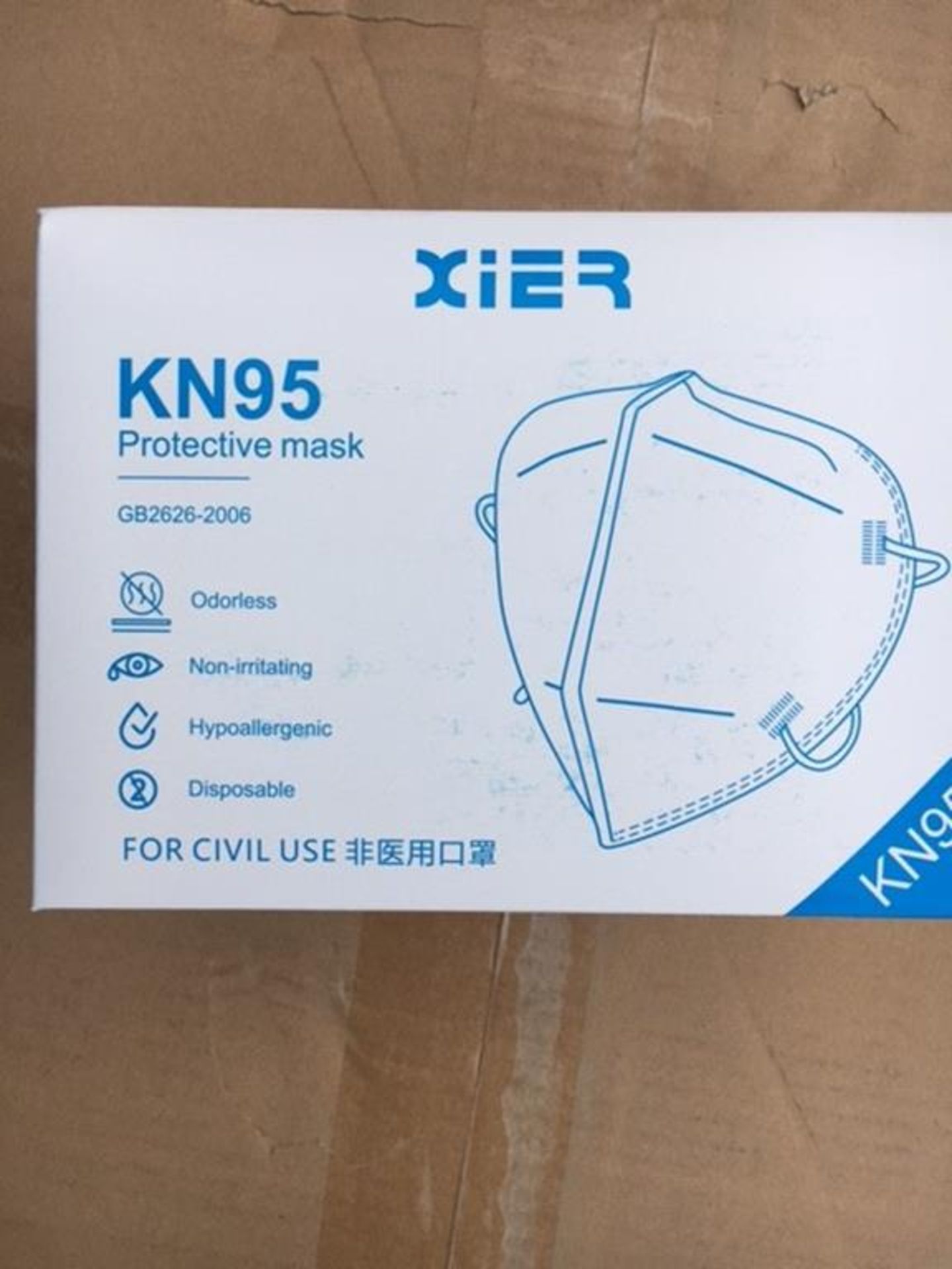 3600 Type KN95 Disposable Face Masks - Image 11 of 11