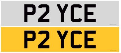 Registration Number P2 YCE, to be assigned before 06.11.2027, V778 Remember that a Transfer Fee