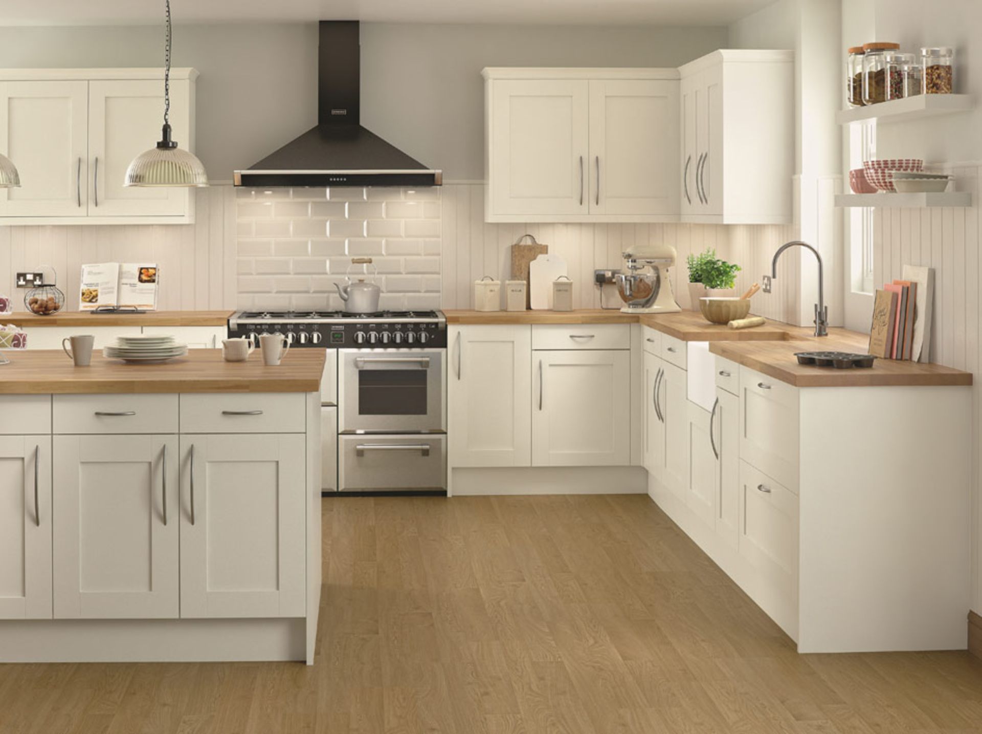 Circa 4,401 items of Kitchen Goods from the following ranges: Gloss White, Gloss Cream, Stonefield - Image 6 of 19