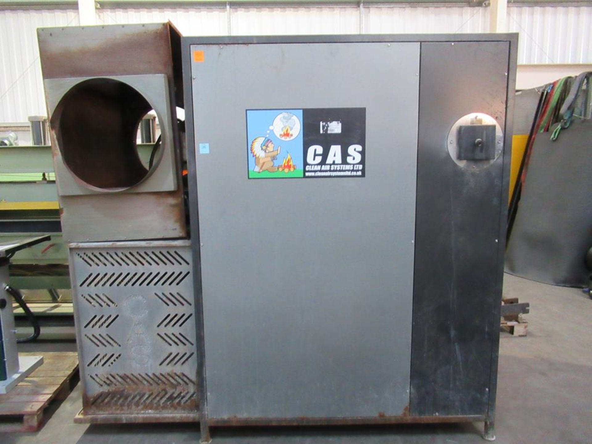 CAS 600 Wood Burner Workshop Heater 175kw