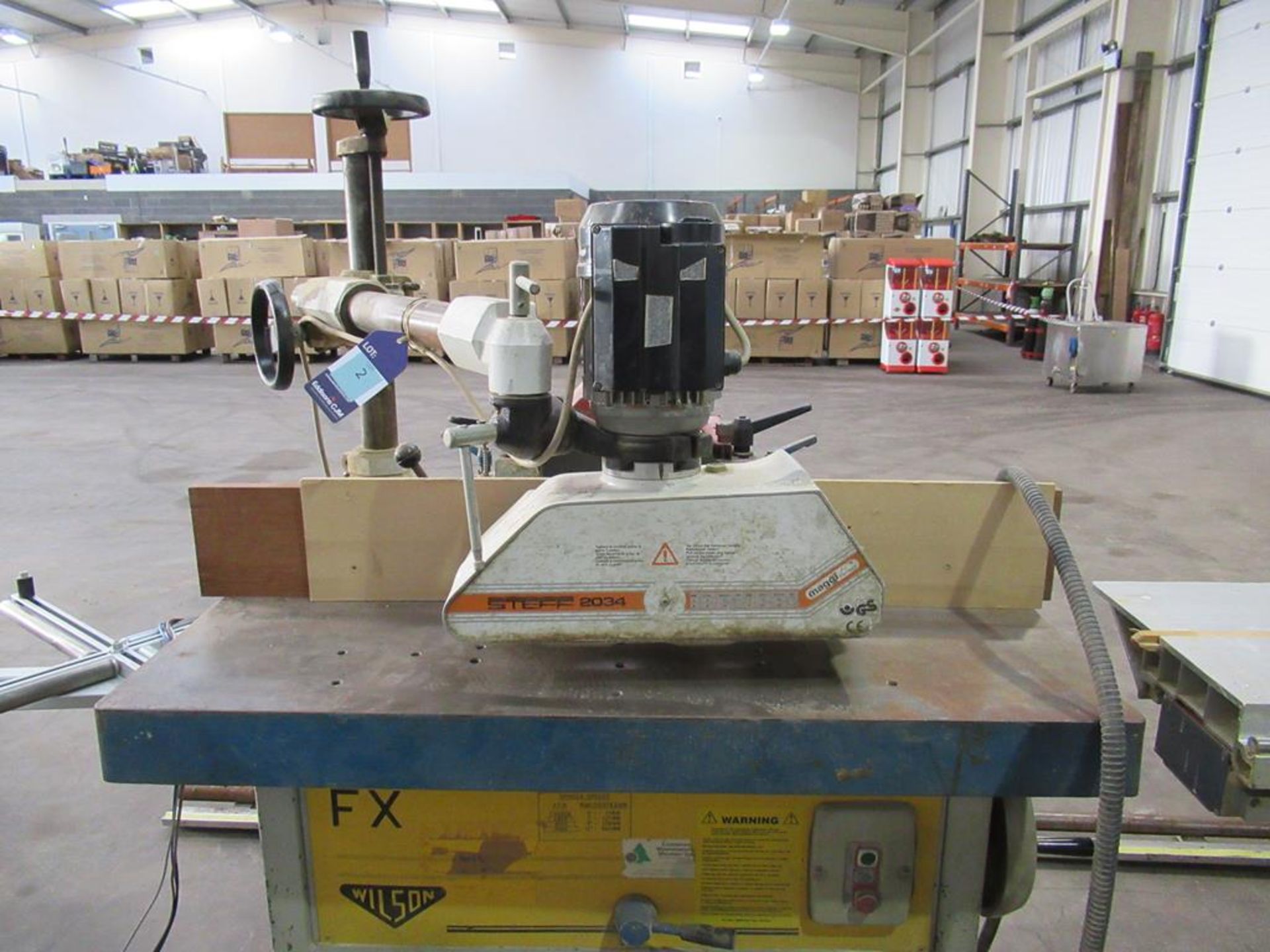 Wilson FX Spindle Moulder with Maggi Steff 2034 Power Feed - Image 2 of 8