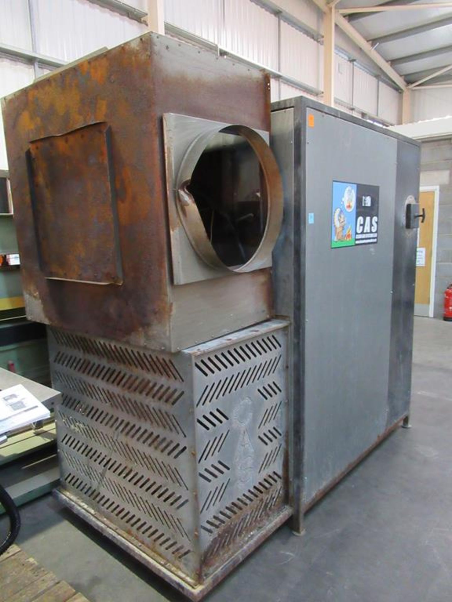 CAS 600 Wood Burner Workshop Heater 175kw - Image 3 of 8